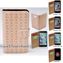 For Apple iPhone Series Case - Fleur de lis Print Flip Wallet Phone Case Cover