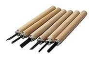 53 Arts Wood Carving Tool Set of 6pcs for Professionals, Carpenters and Hobbyists