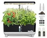RAINPOINT Hydroponics Growing System Kit, Indoor Herb Garden Planter Kit with 13 Pods, 5L Inside Gardening System with LED Grow Light, Gardening Plant Gift for Women, Men, Children and Enthusiasts