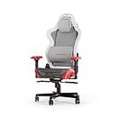 DXRacer (l'original Air R1S Chaise Gaming, Maille, Blanc-Rouge-Noir-Gris, Jusqu'à 2 m