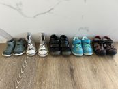 Toddler Boys Shoe Bundle 5 Pairs Size 4 And 5 Nike Sneakers, Air flex, H & M