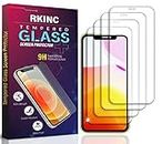 Screen Protector [4-Pack] for iPhone 11 and iPhone XR 6.1-Inch, RKINC Tempered Glass Film Screen Protector, 0.33mm [LifetimeWarranty][Anti-Scratch][Anti-Shatter][Bubble-Free]