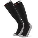 Compression Socks For Women & Men (Unisex, 20-30 mmHg) Calf, Ankle & Foot Support - Medical, Injuries, Travel, Flight, Running