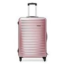 Nasher Miles Monte Carlo Hard-Sided Polycarbonate Check-in Luggage Rose Gold 28 inch |75cm Trolley Bag
