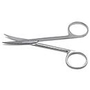 PSM Surgical Scissor 4 Inch Curved (Stainless Steel)