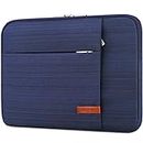 Lacdo 14 inch Laptop Sleeve Case Bag for ASUS Zenbook VivoBook Flip 14 / Chromebook, Lenovo Thinkpad T450S, Dell Latitude E7440 / Inspiron 14, HP Stream 14 / Elitebook 840 Protective Notebook bag,Blue