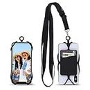 Gear Beast Universal Crossbody Pocket Cell Phone Lanyard Compatible with iPhone, Galaxy & Most Smartphones, Includes Phone Case Holder,Neck Strap Black