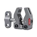 VILTROX Photography Super Clamp, 1/4'' and 3/8'' Thread Clamp Clip, Solid All Metal Super Clamp for Photographer, Non-Slip Rubbery to Flat