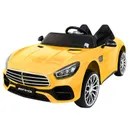 Yellow 24V Ride on Car 2 Seater 4*35W Motors Power Wheels Car w/ Remote Control