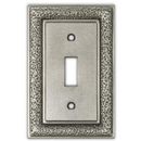 ClaireDeco Hammered 1-Gang Toggle Light Switch Wall Plate in Gray | 4.65 H x 3 W x 0.17 D in | Wayfair HCP0681-P