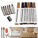 THE STYLE SUTRA® Furniture Repair Markers Carpenters Bedposts Floor Touch Up Pen Wood Filler | Art Supplies | Drawing & Lettering Supplies | Art Pens & Markers