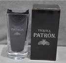 1 x Tequila Patron Unrefined Glass Tumbler Long Drink Bubbles In Gift Box 14oz
