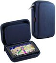 Navitech Dark Blue Travel Hard Carry Case Cover For The Nintendo 2DS XL