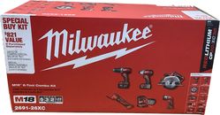 Kit combinado de 6 herramientas Milwaukee 2691-26XC M18 - totalmente nuevo (9254892)