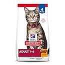 Hill's Science Diet Adult Optimal Care Chicken Recipe Dry Cat Food, 4 lb Bag