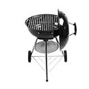 Kono Kettle Charcoal Barbecues Grill Portable BBQ Grills Outdoor Spherical Design in Black 47x49x80cm (KY22018C)