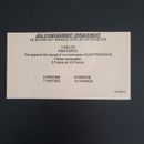 Pinball Pricing Card Vintage Bally Williams Original 16-9303-5 French