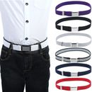 Elastic Canvas Belts for Boys Girls Striped Stretch Western Strap Belt Kids Adju