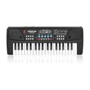 Black 37 Keys Kids Piano Keyboard, Portable Electric Musical Instruments Pian...