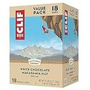 CLIF BAR - Energy Bar - White Chocolate Macadamia Flavor - (2.4 Ounce Protein Bar, 18 Count)