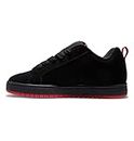 DC Shoes Homme Court Graffik Running Basket, Black/Grey/Red, 47 EU