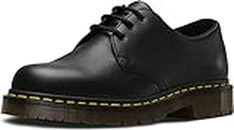 Dr. Martens Women's 1461 Slip Resistant Service Boots Food Shoe, Black Industrial Full Grain, 8