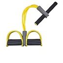 ZXJOY Core & Abdominal Trainers Tubo de Remo, Shape-up Trainer, Pull Rope Training Equipo de Gimnasia, Músculo Abdominal, Entrenamiento, expansor, Unisex (Yellow)