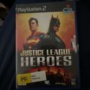 Justice League Heroes - Playstation 2 / PS2 game - No Manual - FREE POST 