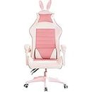 Silla de Oficina, Pink Girls Lovely Cartoon Gaming Chair, Silla giratoria, Bedroom Live Gamer Chairs, Women Comfortable Computer Chair