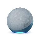 Echo (4th generation) | Premium sound Wi-Fi and Bluetooth smart speaker with Dolby, smart home hub and Alexa | Twilight Blue