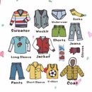  Boys Dresser Labels Clothes Stickers Clothing Accessories Male