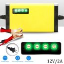 Car Auto Battery Charger LED Display Smart Automotive Lot Tool UK W2 I2 C1B0