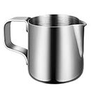 Angoily 1pc Metal Coffee Pitcher Frothing Pitcher Elmhurst Espresso Milk Pitcher Creamer Cup Coffee Espresso Machine Milk Frothers Milk Steaming Jug Espresso Cup Milk Cup Italian