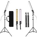 GSKAIWEN 24w 3200-5500K Dimmable LED Photography Light with Tripod and Bag Kit for Camera Video Studio YouTube Still Life Shooting