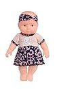 EL FIGO Real Looking Doll for Kids - Soft Body Toy for Girl Kids Exclusive Dress with Head Band Rotatable Arms & Legs (28 c.m Height)