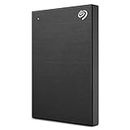 Seagate One Touch 2Tb External HDD with Password Protection Black, for Windows and Mac, with 3 Yr Data Recovery Services (Stky2000400), USB