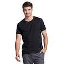 Russell Athletic Mens Dri-power Cotton Blend Short Sleeve Tees, Moisture Wicking, Odor Protection, Upf 30+, Sizes S-4x T-Shirt, Black, Large US
