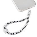 Andibro Shiny Phone Charm, abnehmbare Handy Lanyard Beaded Phone Wrist Strap Lanyard Phone Chain Wrist Strap String Bracelet Keychain for Girls Women Cell Phone Accessories(A)