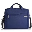 Half Moon Arcane 15.6 Inch Laptop Formal Business Briefcase Bag Crossbody Messenger Office Bags For Men Women MacBook NoteBook ITablet, Professional Water Resistant Sling Carrying Handbag (Navy Blue)