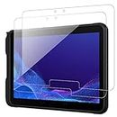Screen Protector for Samsung Galaxy Tab Active 4 Pro, KZIOACSH 2Pack HD Clear 9H Hardness Anti-Scratch Tempered Glass Film Case-Friendly High Touch Sensitivity Screen Protector for Tab Active4 Pro