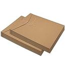 Funny live 10 Pcs A4 Kraft String Envelope File Folders Organizer for Projects | Contracts | Bills | Meeting Documents Pockets Office Supplies (Vertical Version A4)