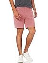 Amazon Essentials Men's Slim-Fit 7" Inseam Stretch 5-Pocket Short, Pink, 36