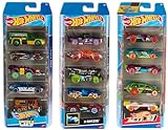 Hot Wheels Toy Cars, Bundle of 15 1:64 Scale Vehicles with 3 Themes: HW City, X-Raycers & Track Pack (Amazon Exclusive)