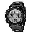 Digital Watch, Mens Digital Watch Military Watches for Men 5ATM Waterproof Outdoor Sports Watch with Light/Alarm/Date/Shockproof/Chronograph, Gift