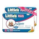 Little's Baby Pants Diapers,Large (L), 9-14 kg, 60 Count, with Wetness Indicator and 12 Hours Absorption