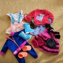 13 Pcs Lot 18" Our Generation Doll Clothes Outfits Purse Running Shoes Boots