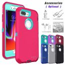 For iPhone 7 8 Plus Case 3in1 Heavy Duty Shockproof Hard Phone Cover/Accessories