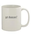 Knick Knack Gifts got chaussure? - 11oz Ceramic White Coffee Mug, White