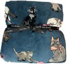 NEW Vera Bradley Throw Blanket Cat's Meow 80” X 50” Soft Plush