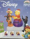 Gemmy 6’ Animated Disney Pooh & Tigger Lighted Christmas inflatable Airblown-NEW